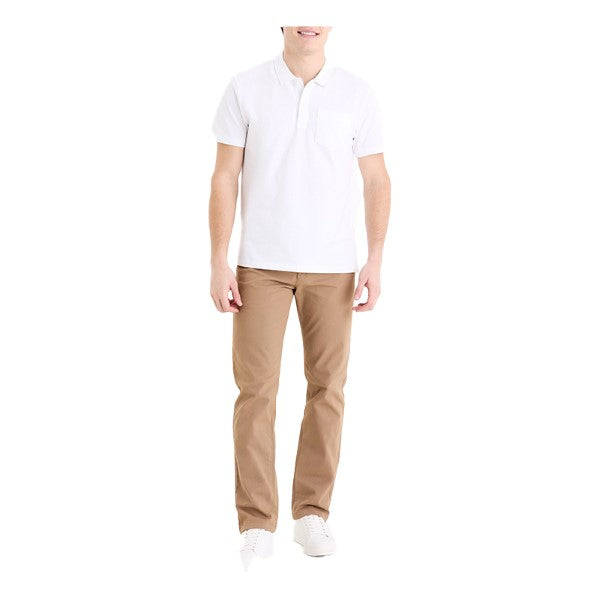 Straight Chino Pants In Stretch Cotton