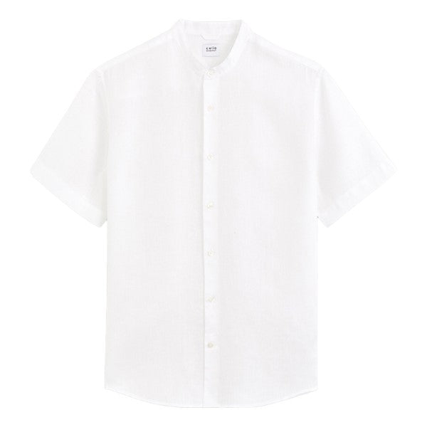CELIO Regular Shirt With Mandarin Collar