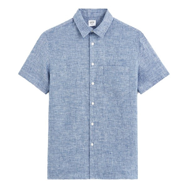CELIO Regular 100% Linen Shirt