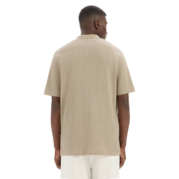 Regular Openwork Knit Shirt