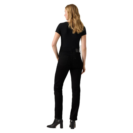 High Rise Straight Jeans