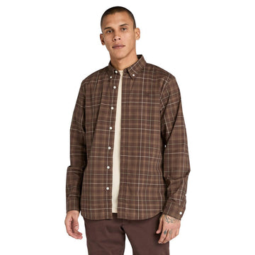Stretch Poplin Check Shirt