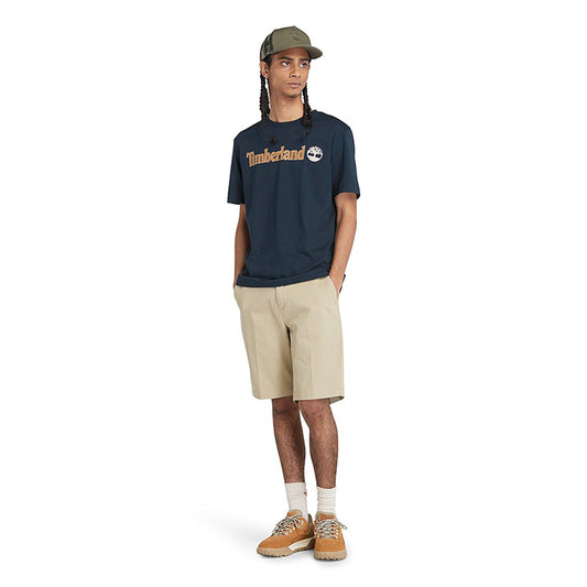 KENNEBEC RIVER Linear Logo Short Sleeve Tee Dark Sapphire