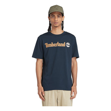 KENNEBEC RIVER Linear Logo Short Sleeve Tee Dark Sapphire