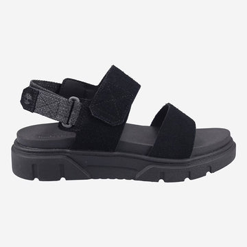 GREYFIELD SANDAL BACKSTRAP SANDAL BLACK SUEDE