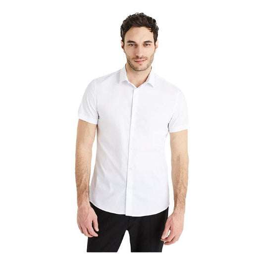 Slim Fit Stretch Cotton Shirt