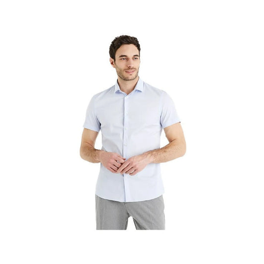 Slim Fit Stretch Cotton Shirt