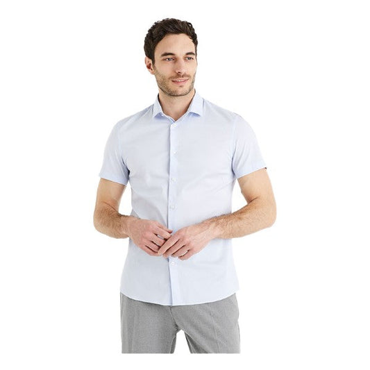 Slim Fit Stretch Cotton Shirt