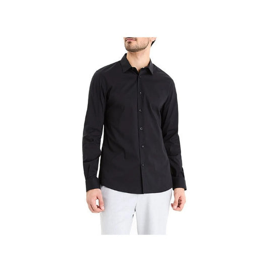 Slim Fit Stretch Cotton Shirt
