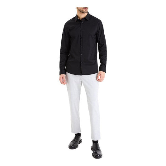 Slim Fit Stretch Cotton Shirt