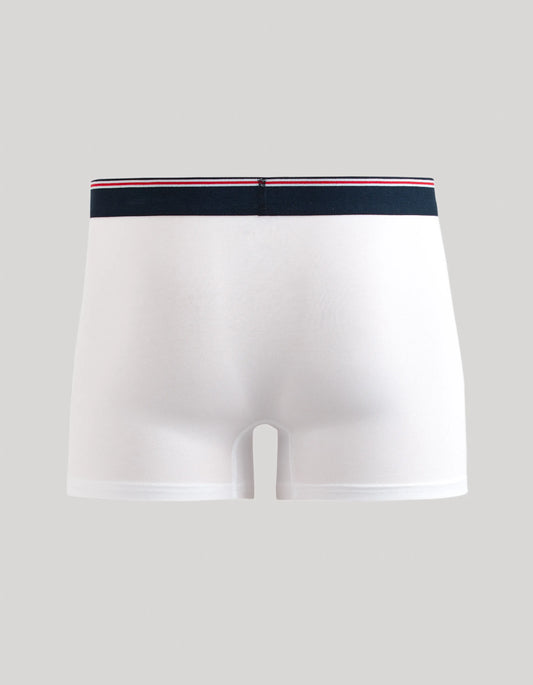 Stretch Cotton Boxer Shorts - White