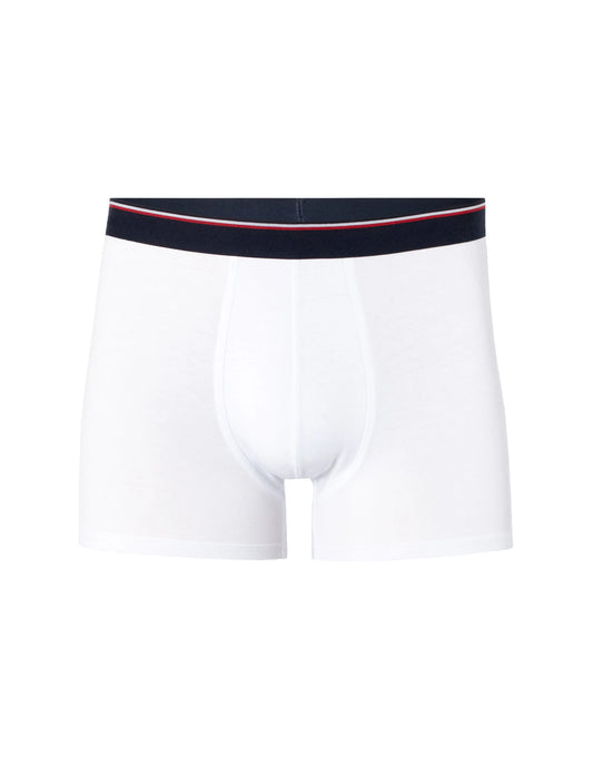 Stretch Cotton Boxer Shorts - White