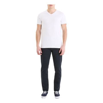 CELIO Slim V-Neck T-Shirt In Stretch Cotton