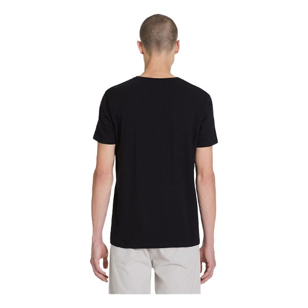 CELIO Slim V-Neck T-Shirt In Stretch Cotton
