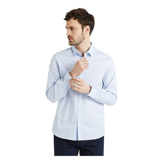 Slim Fit Stretch Cotton Shirt