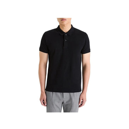 Straight Pique Cotton Polo Shirt
