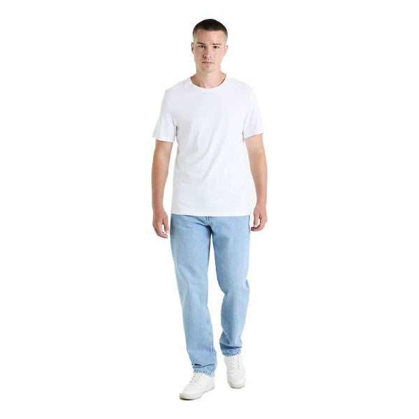 CELIO 100% Cotton Straight Crew Neck T-Shirt