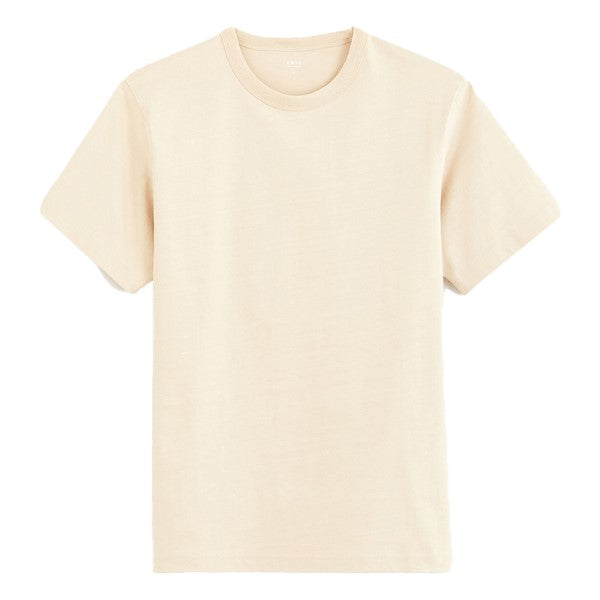 CELIO 100% Cotton Boxy Crew Neck T-Shirt