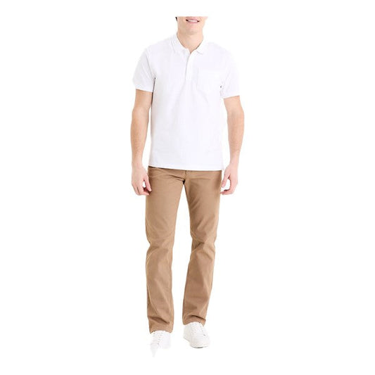 Straight Chino Pants In Stretch Cotton