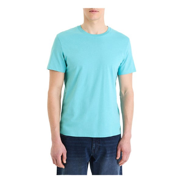 CELIO 100% Cotton Straight Crew Neck T-Shirt