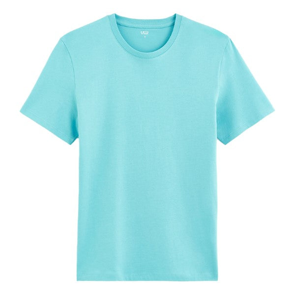 CELIO 100% Cotton Straight Crew Neck T-Shirt