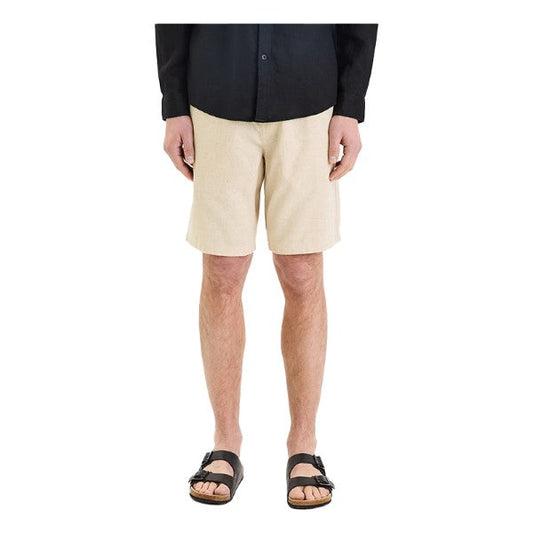 Straight Trousers In Cotton Linen