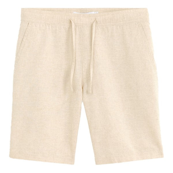 CELIO Straight Trousers In Cotton Linen
