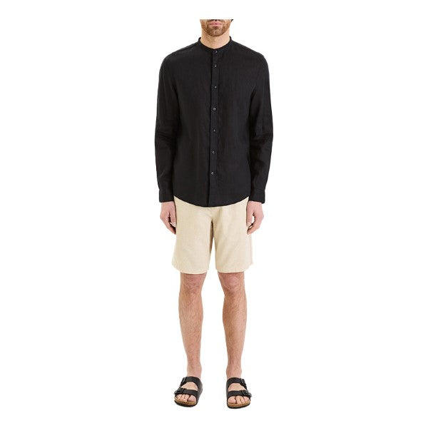 CELIO Straight Trousers In Cotton Linen