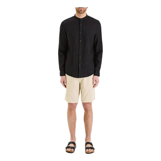 Straight Trousers In Cotton Linen