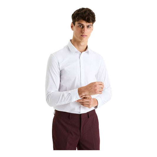Regular Stretch Cotton Shirt