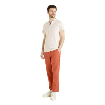 CELIO Cotton Blend Straight Neck T-Shirt