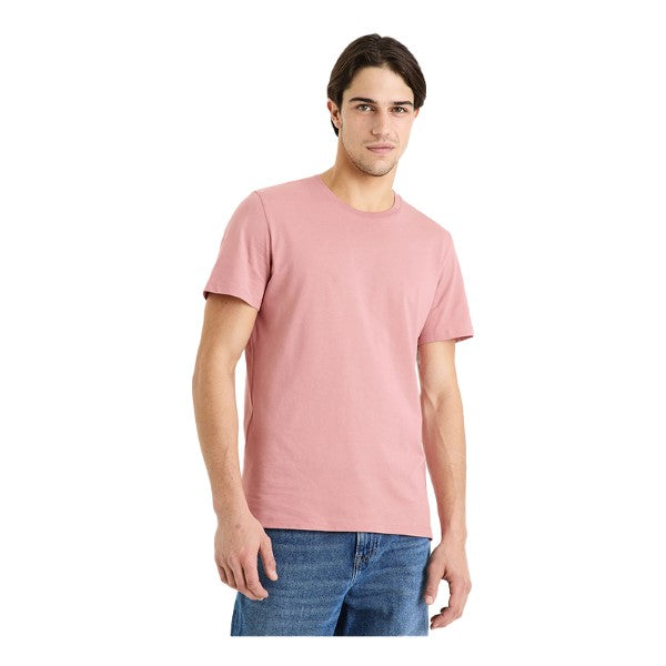 CELIO 100% Cotton Straight Crew Neck T-Shirt