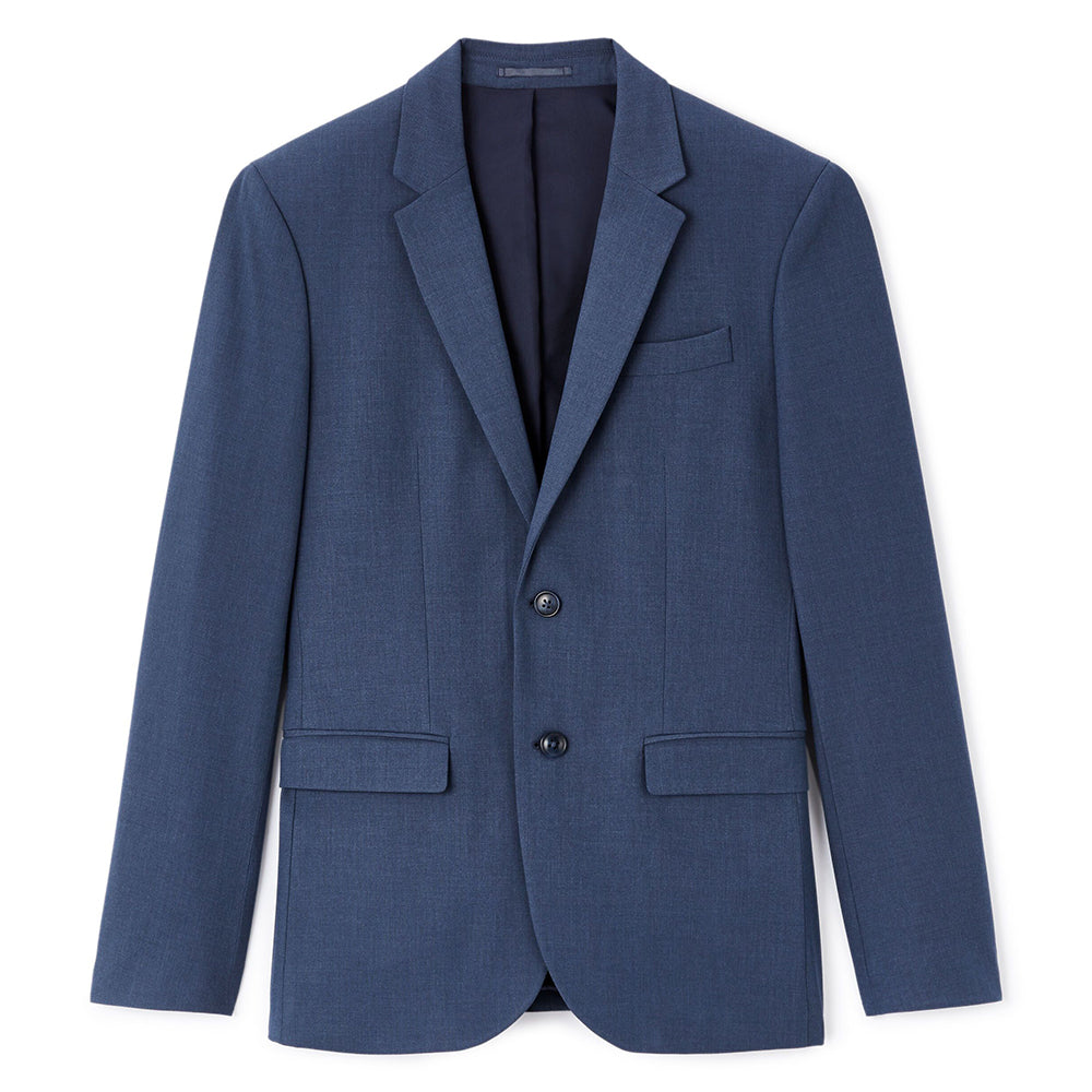Slim Stretch Suit Jacket - Blue