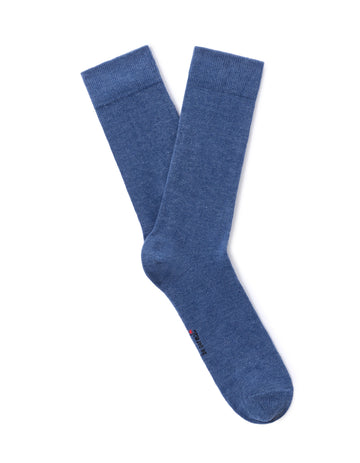 Solid High Stretch Socks Denim
