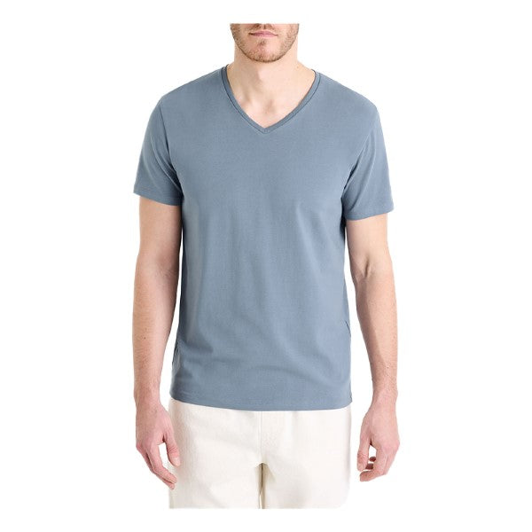CELIO Slim V-Neck T-Shirt In Stretch Cotton