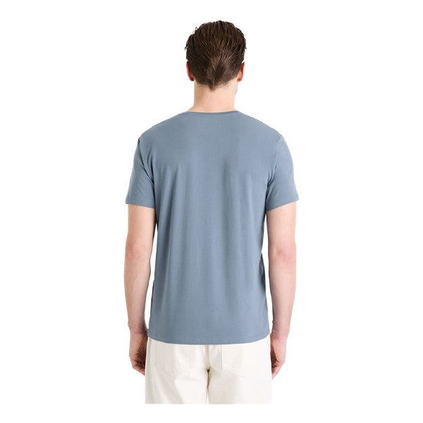 CELIO Slim V-Neck T-Shirt In Stretch Cotton