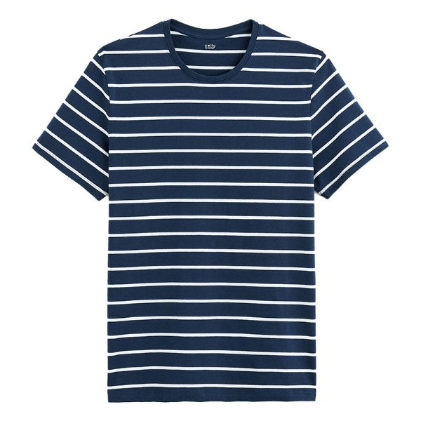CELIO Round-Neck Cotton T-Shirt