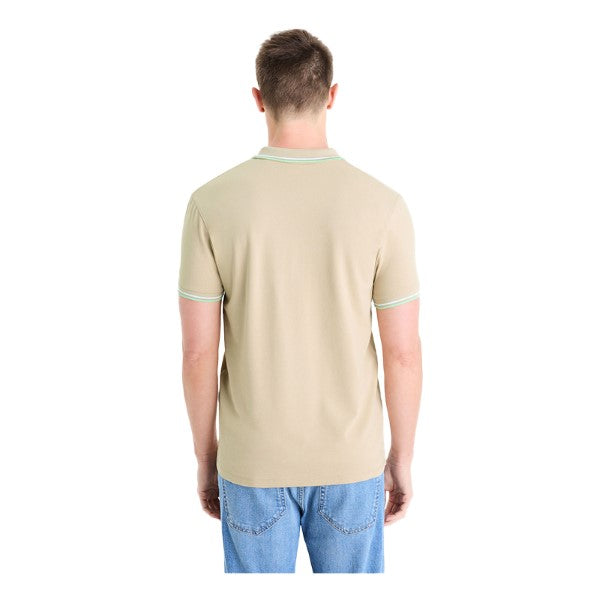 CELIO Slim Pique Polo Shirt In Stretch Cotton