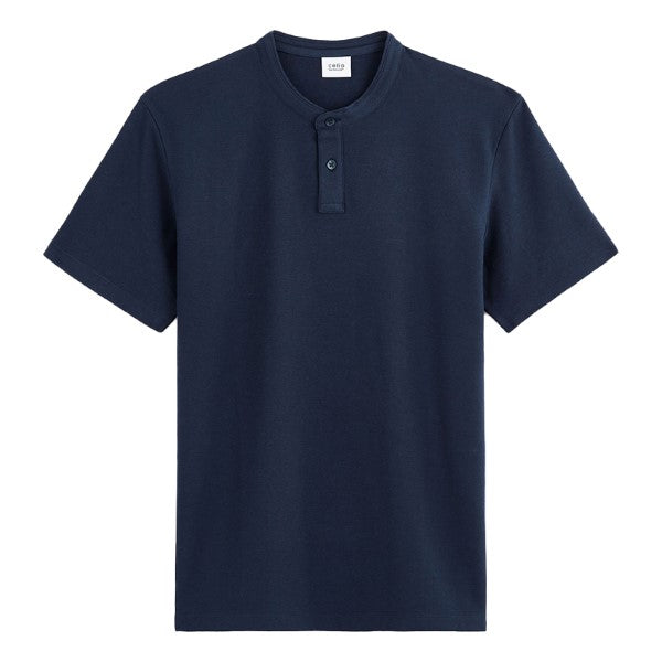 CELIO Regular Cotton Pique Polo Shirt