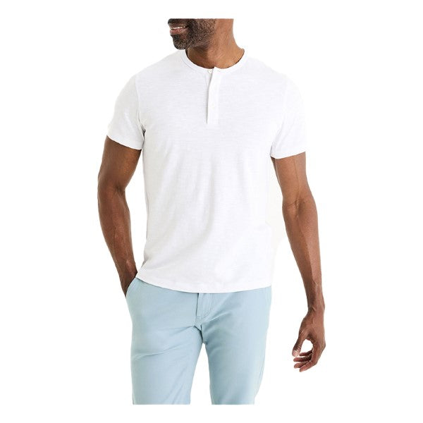 CELIO Cotton Henley Neck T-Shirt