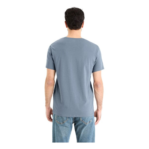 CELIO Slim Round-Neck T-Shirt In Stretch Cotton