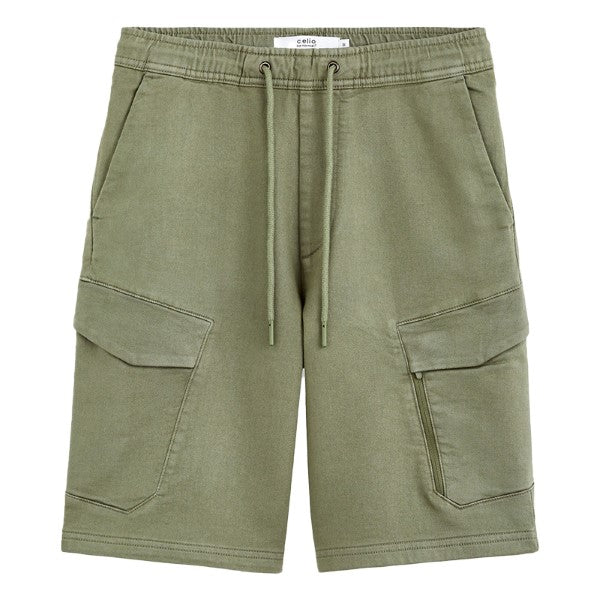 CELIO Bermuda Shorts In Stretch Cotton Knit