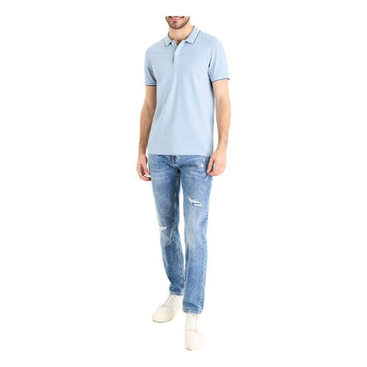 Slim Pique Polo Shirt In Stretch Cotton