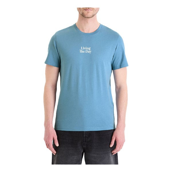 CELIO Round-Neck Cotton T-Shirt