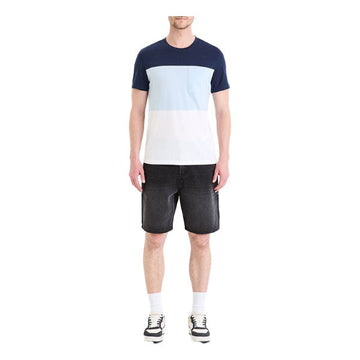CELIO Color Block Round Neck T-Shirt