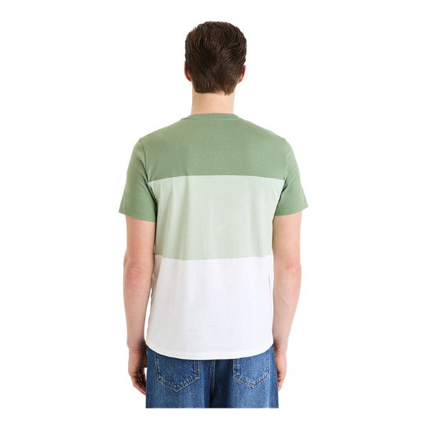 CELIO Color Block Round Neck T-Shirt