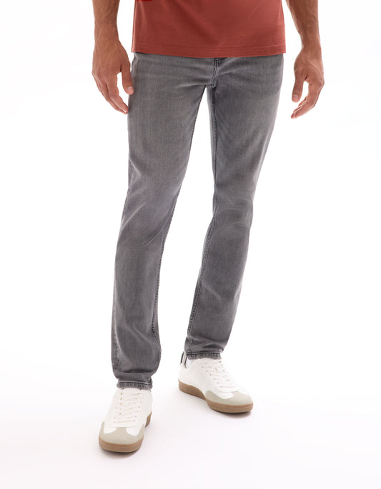 C.25 slim stretch cotton jeans - grey