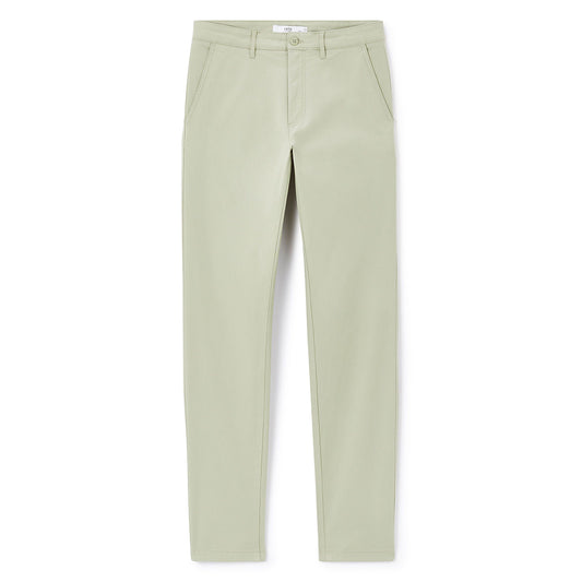 Slim-Fit Stretch Cotton Pants - Sage