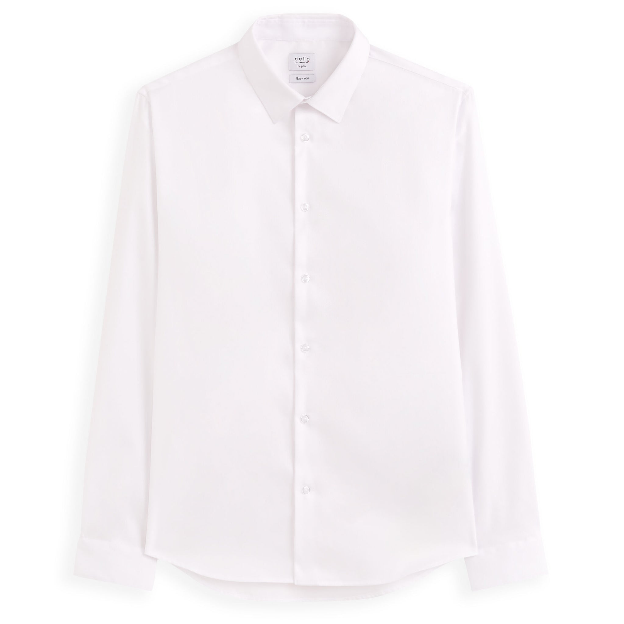 Regular shirt in royal oxford - white