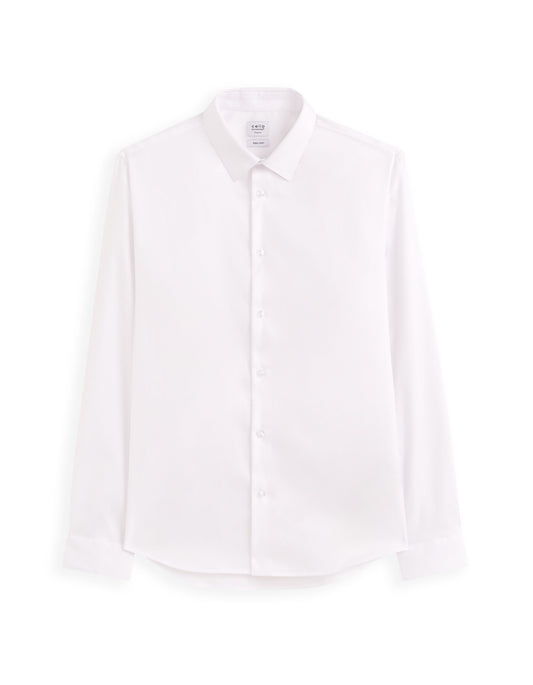 Regular shirt in royal oxford - white
